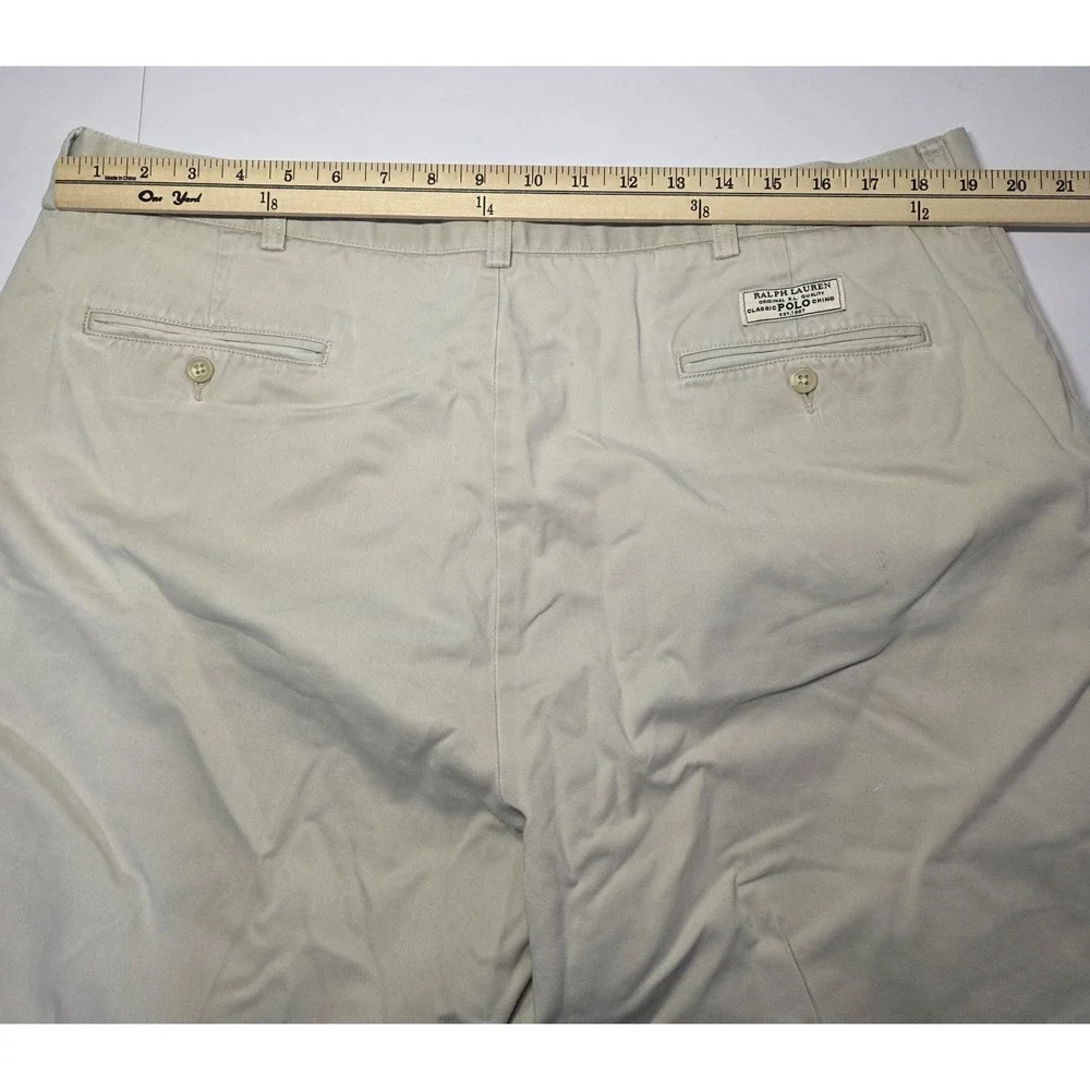 Polo Ralph Lauren Mens Size 40‎ Tan Prospect Chino Shorts